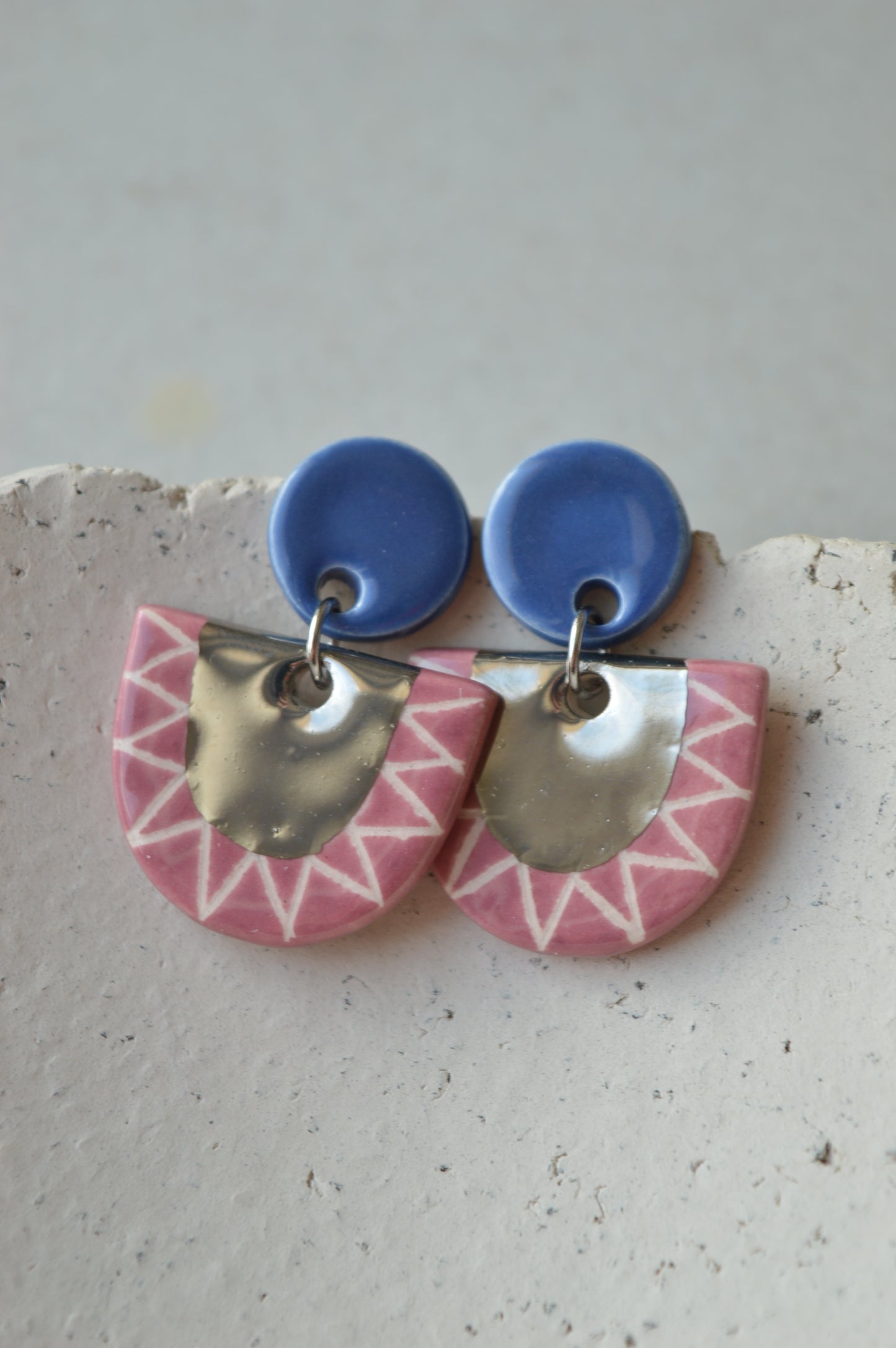 Ceramic Earrings No. 222