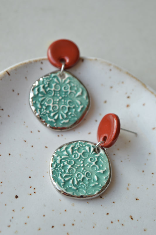 Ceramic Earrings No. 213