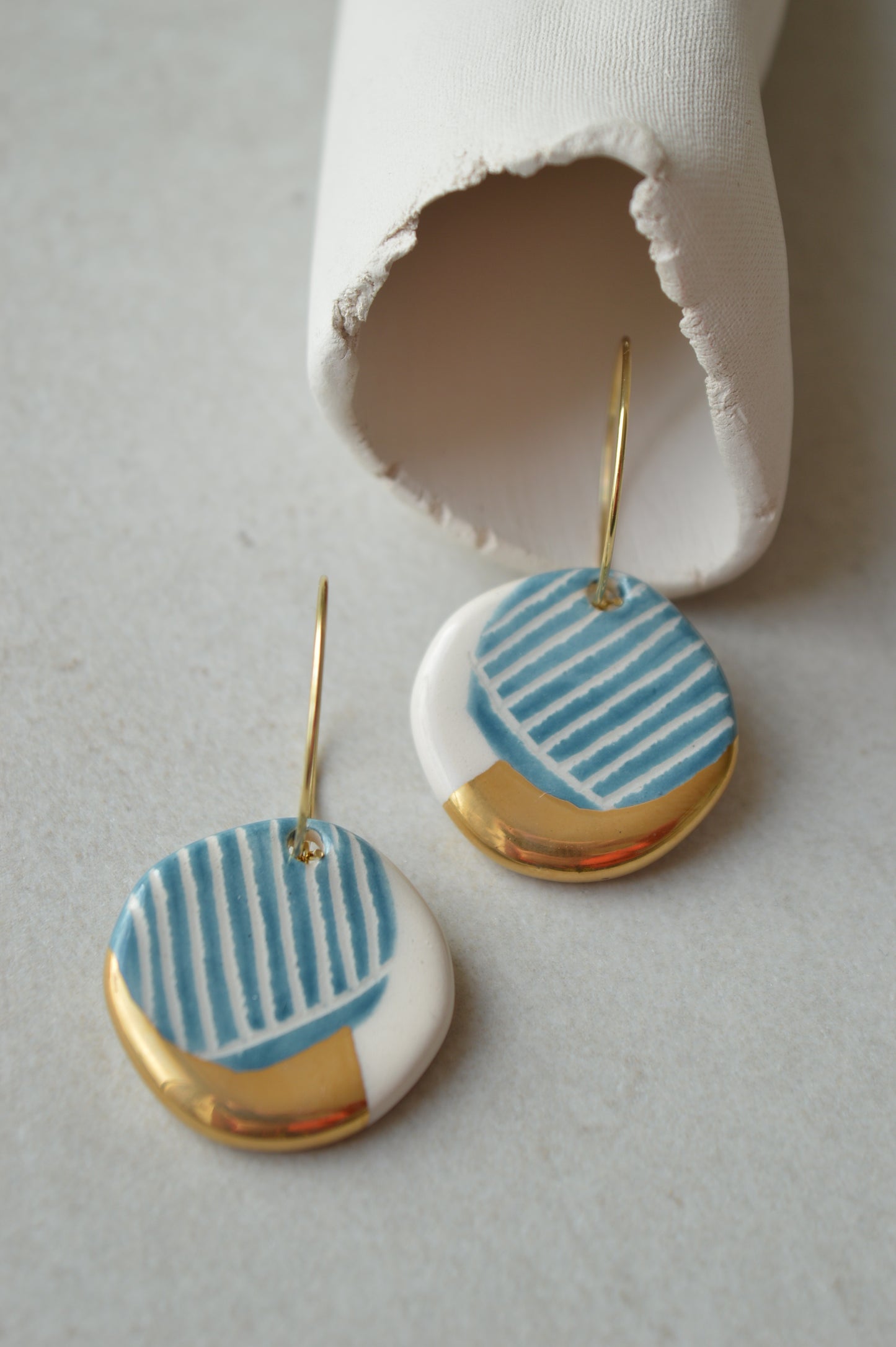 Ceramic Earrings No. 178