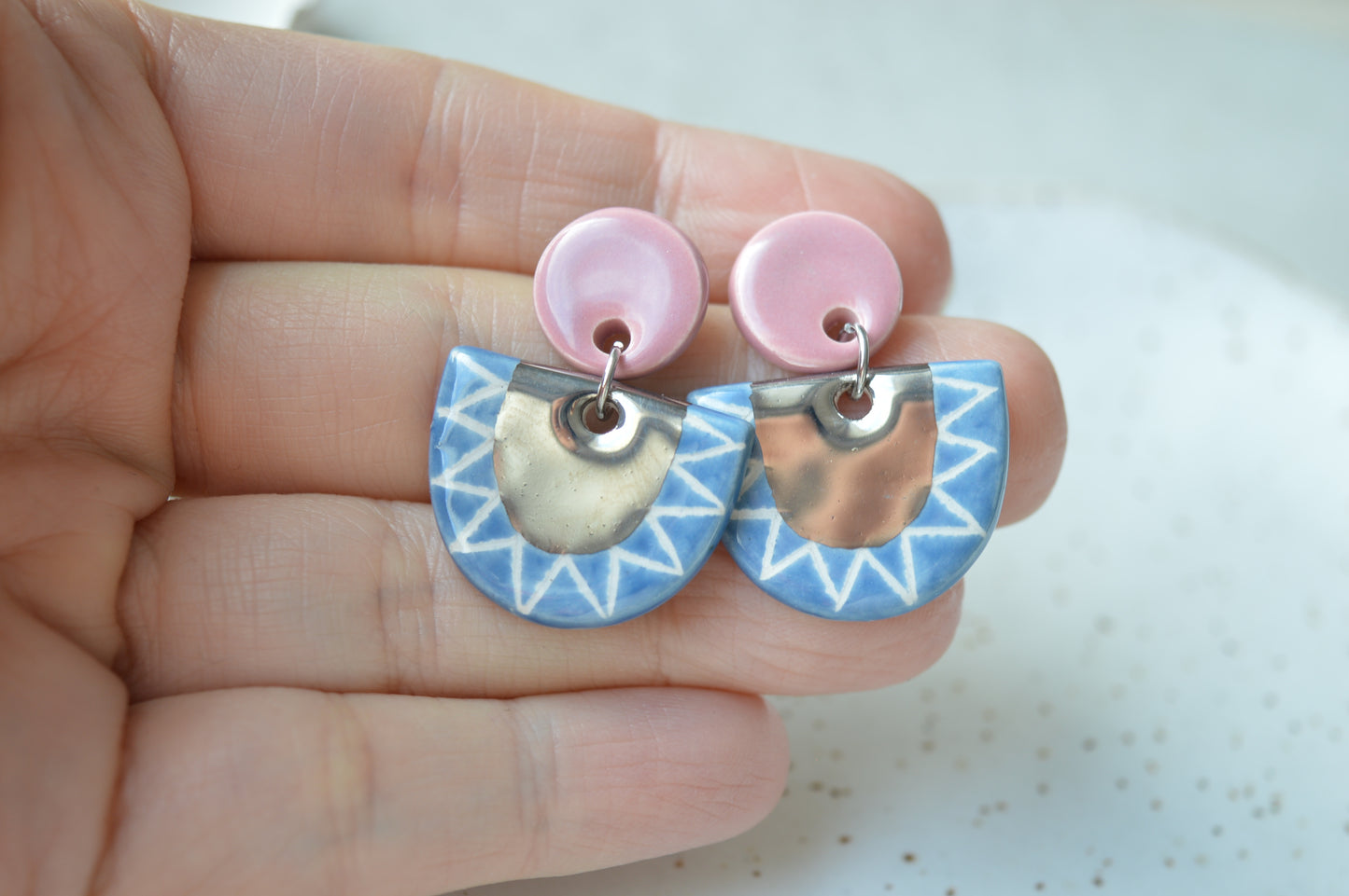Ceramic Earrings No. 221