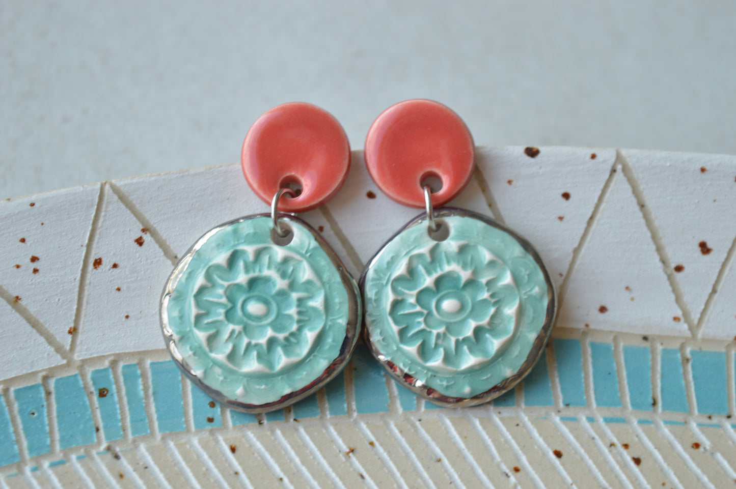 Ceramic Earrings No. 212