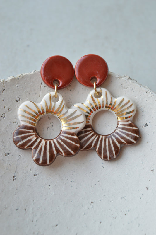 Ceramic Earrings No. 207