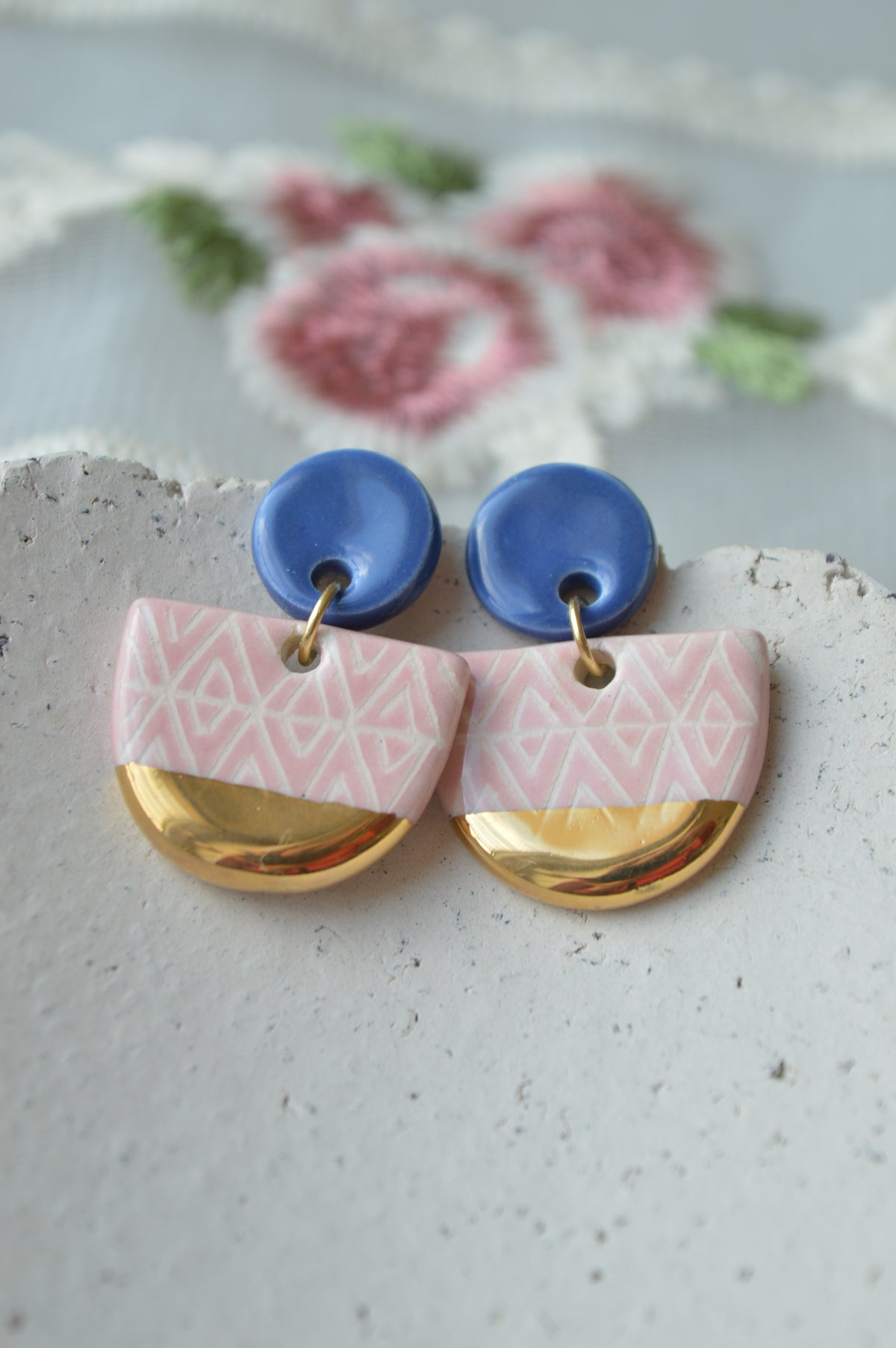 Ceramic Earrings No. 223
