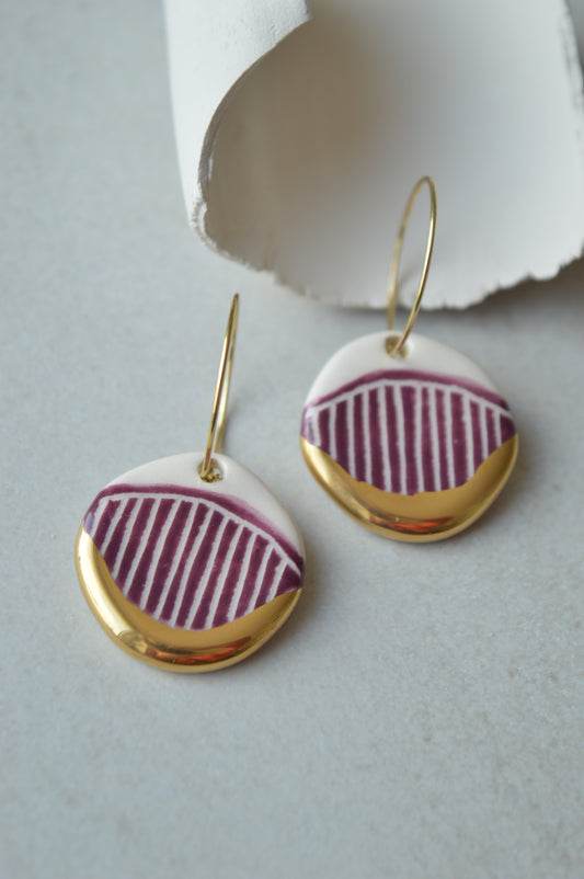Ceramic Earrings No. 217