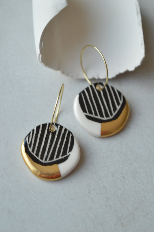 Ceramic Earrings No. 220