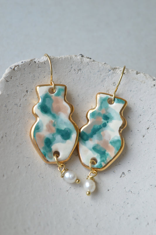 Ceramic Earrings No. 228