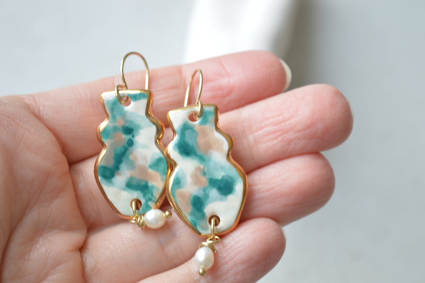 Ceramic Earrings No. 228