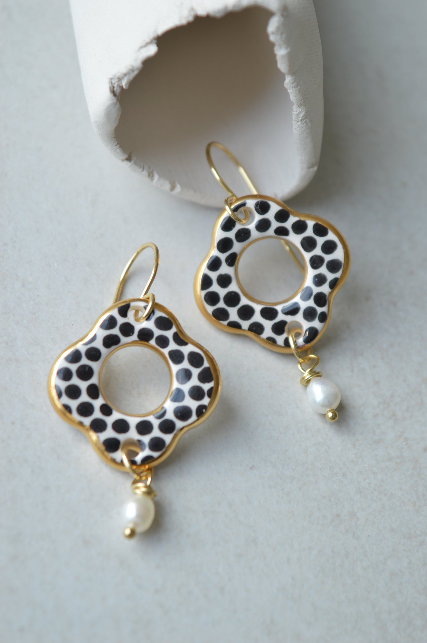 Ceramic Earrings No. 228