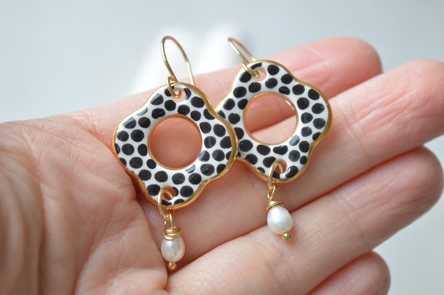Ceramic Earrings No. 228