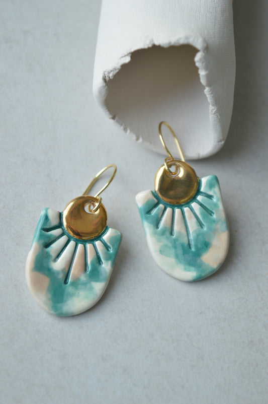 Ceramic earrings No. 230