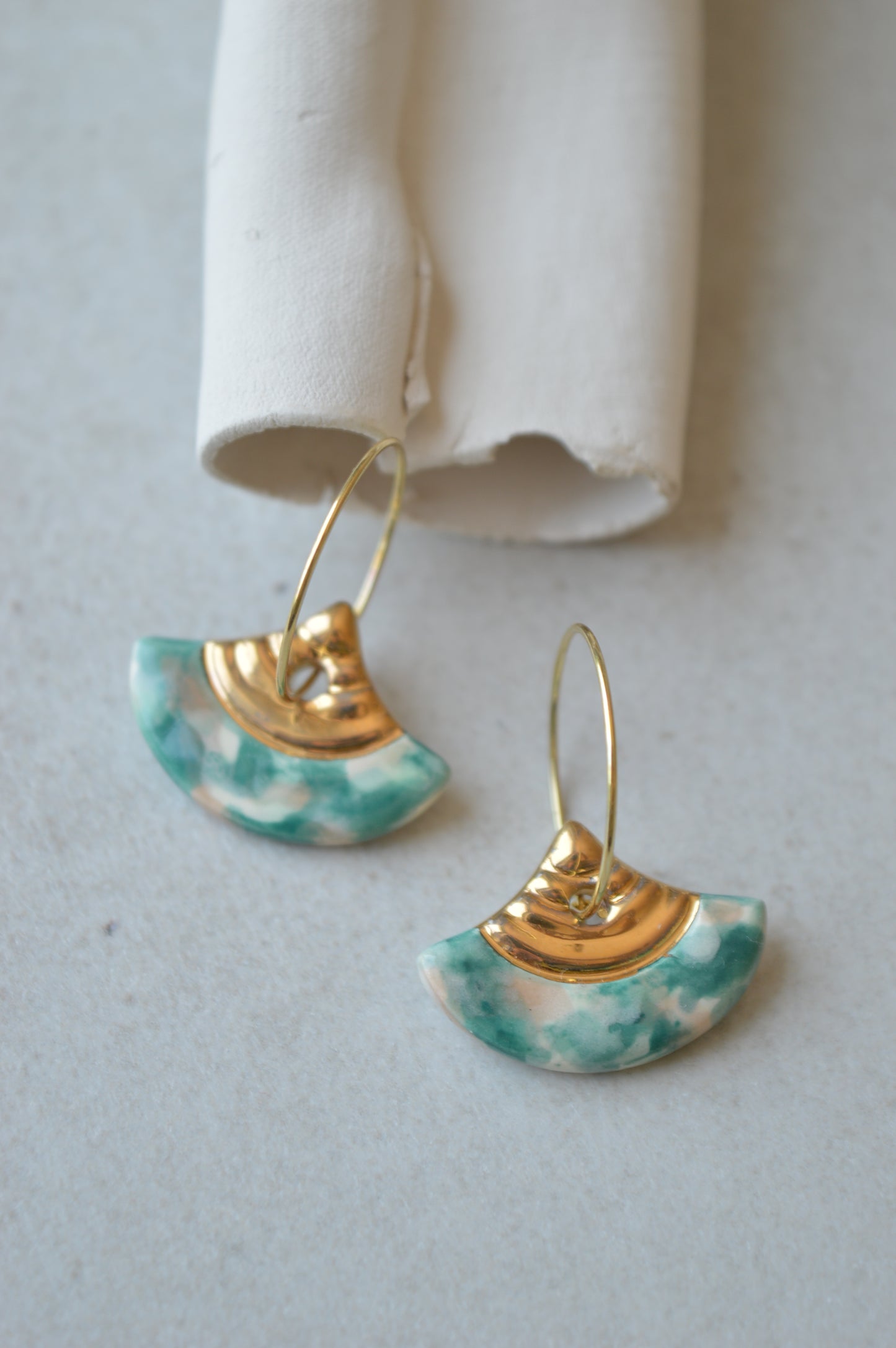 Ceramic Earrings No. 237