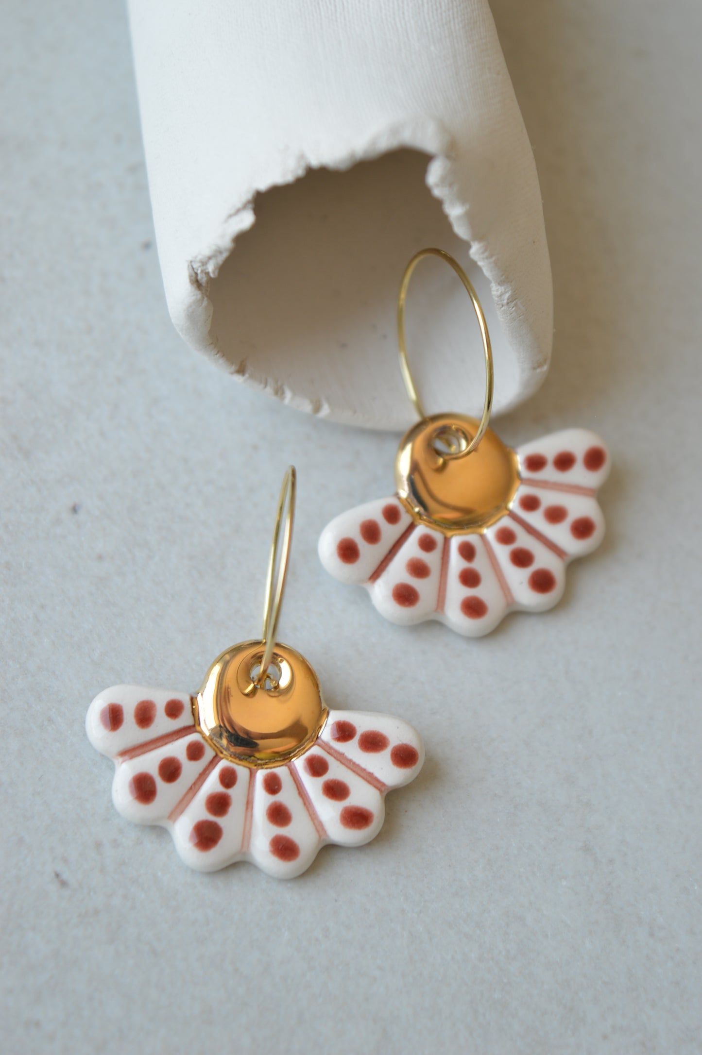 Ceramic earrings No. 234