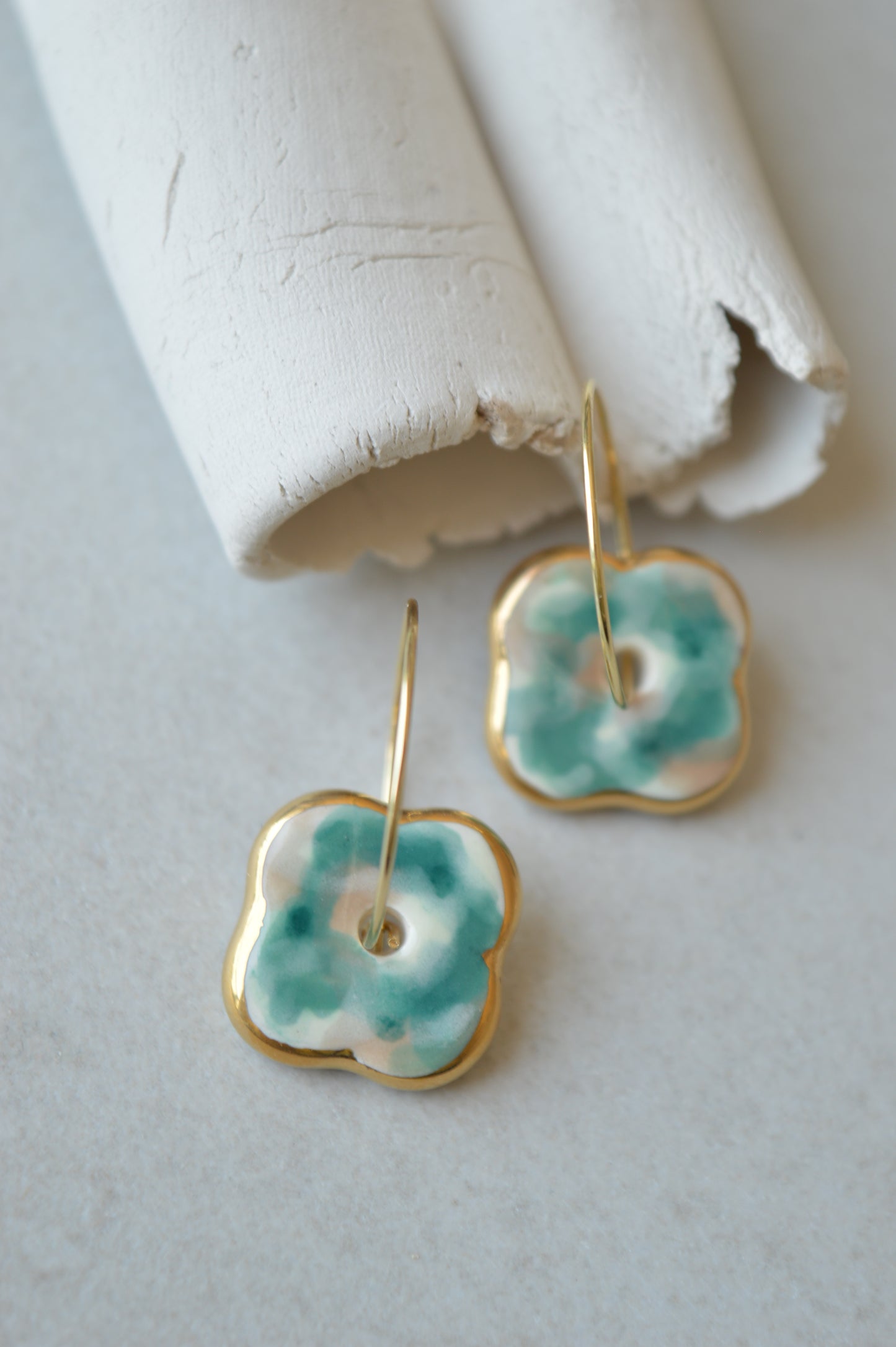 Ceramic earrings No. 238
