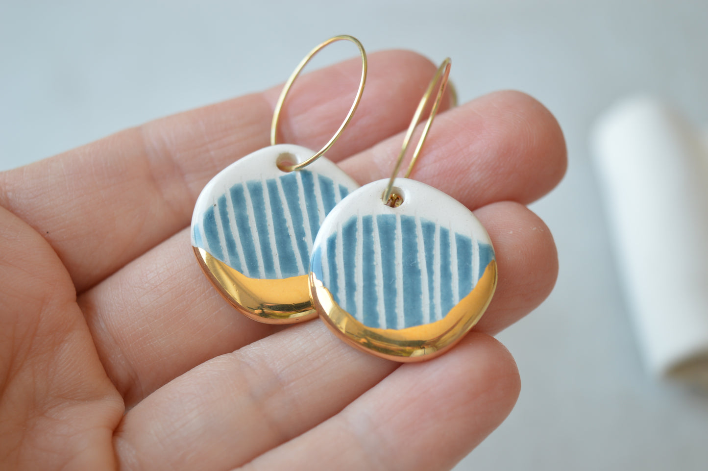 Ceramic Earrings No. 232
