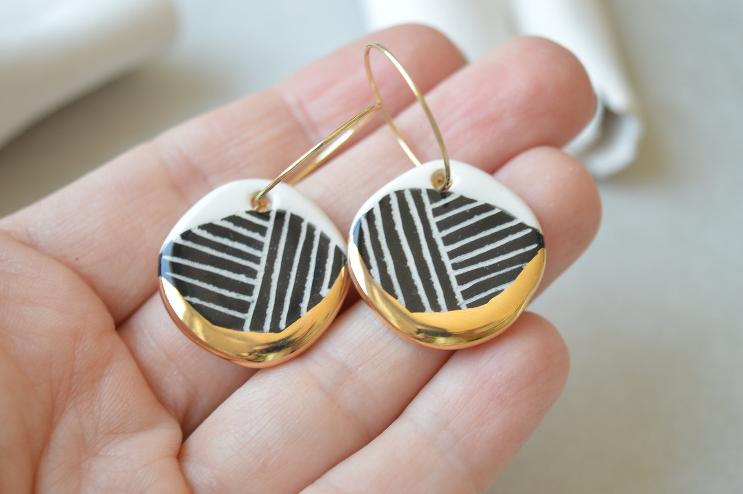 Ceramic Earrings No. 233