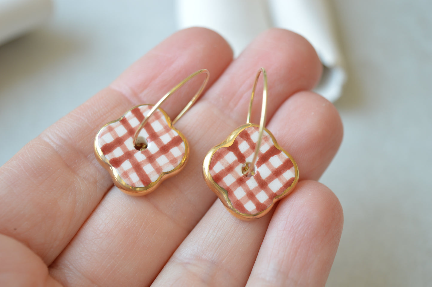 Ceramic earrings No. 239