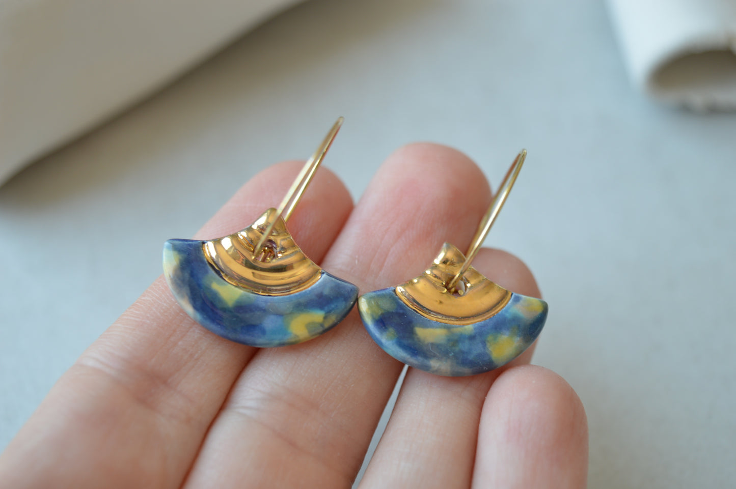 Ceramic Earrings No. 240