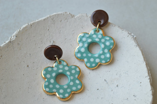 Ceramic earrings No. 235