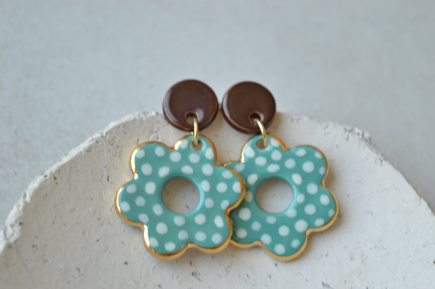 Ceramic earrings No. 235