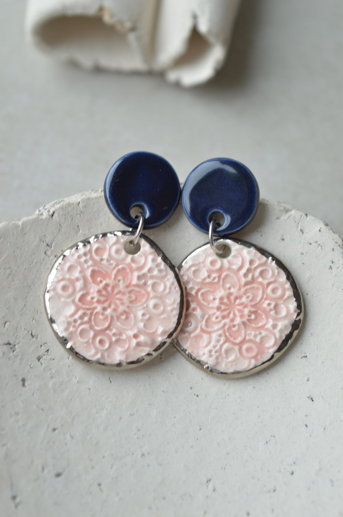 Ceramic Earrings No. 254