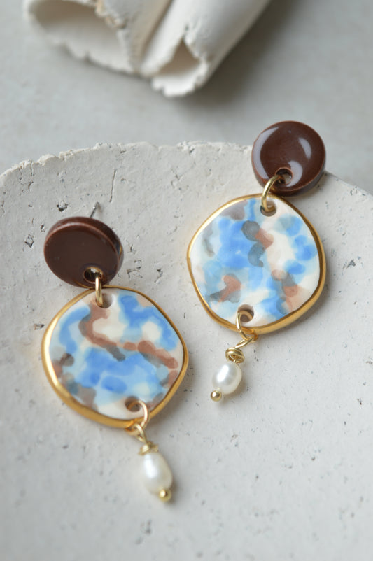 Ceramic Earrings No. 258