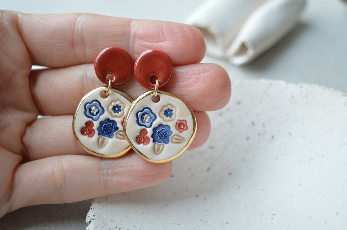 Ceramic Earrings No. 251