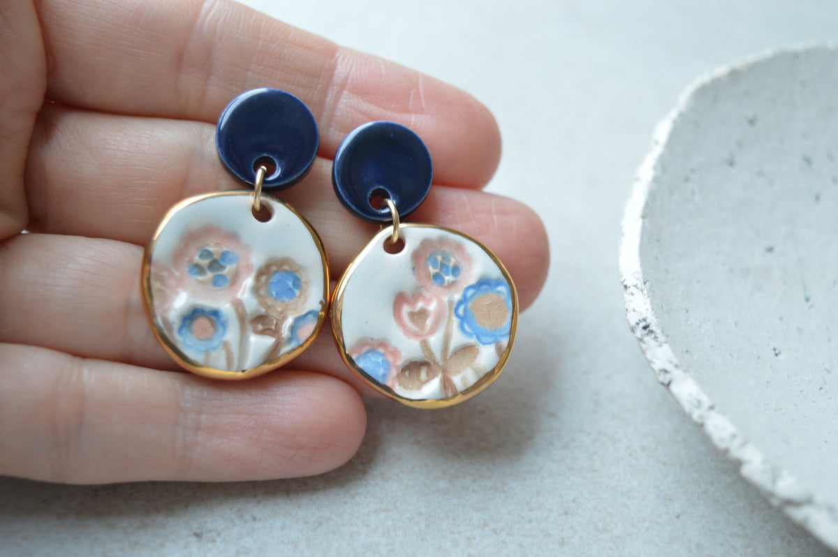 Ceramic Earrings No. 256