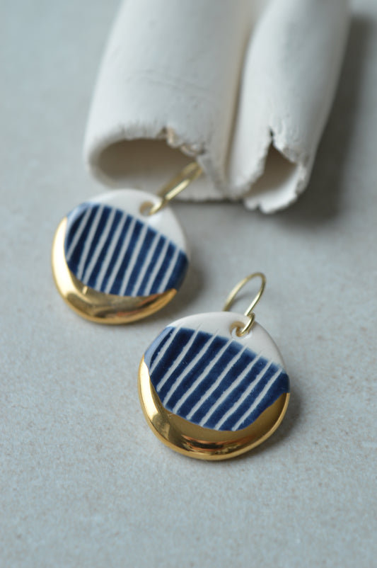 Sgraffito earrings Nr. 257