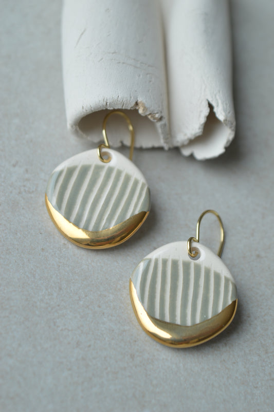 Sgraffito earrings Nr. 256