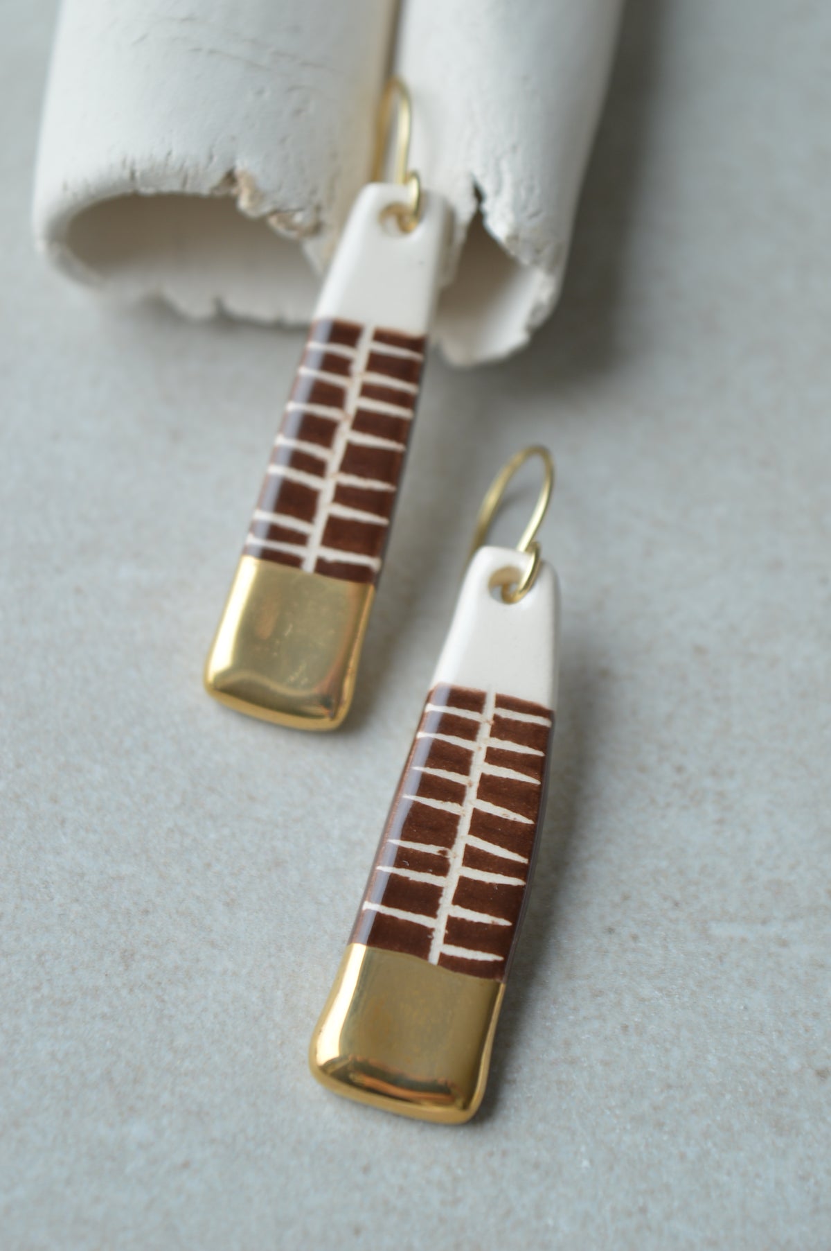 Ceramic Earrings No. 250