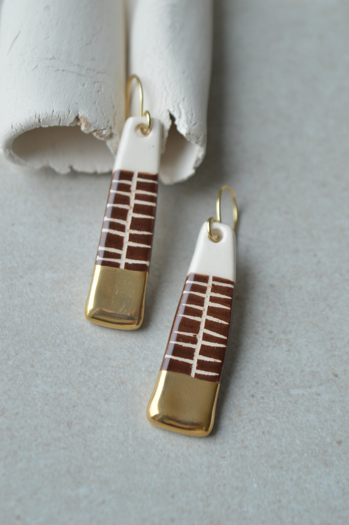 Ceramic Earrings No. 250