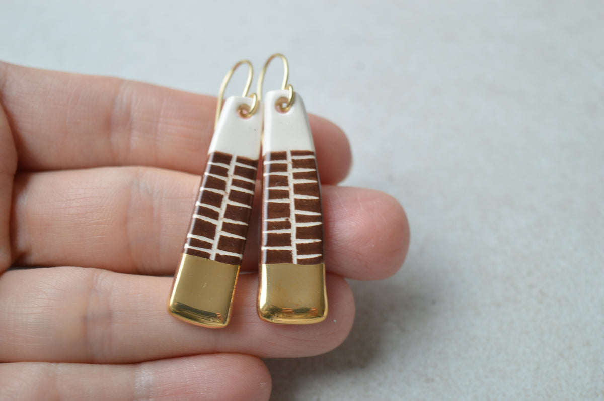 Ceramic Earrings No. 250