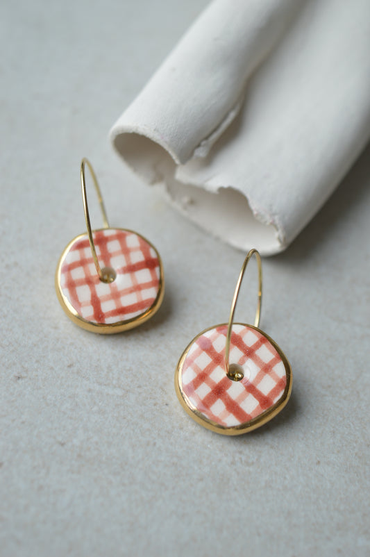 Ceramic earrings No. 242