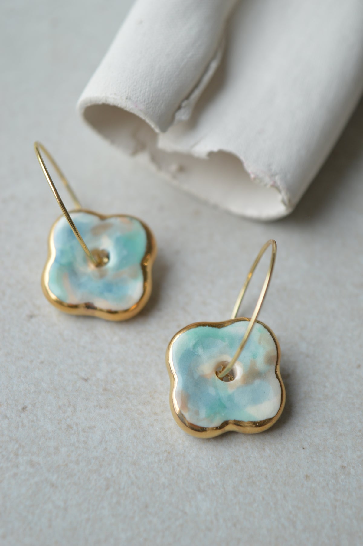 Ceramic earrings No. 16