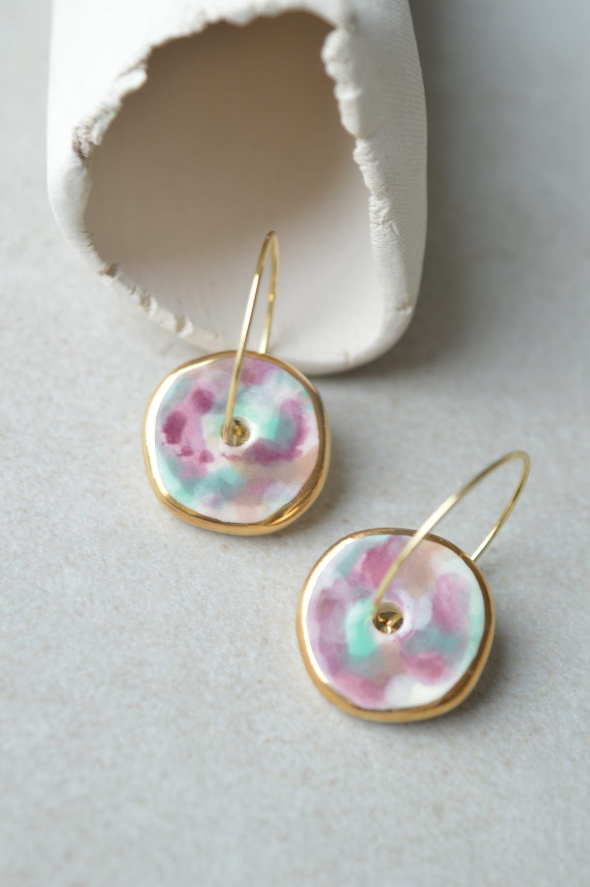 Ceramic earrings No. 245