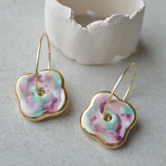 Ceramic earrings No. 247