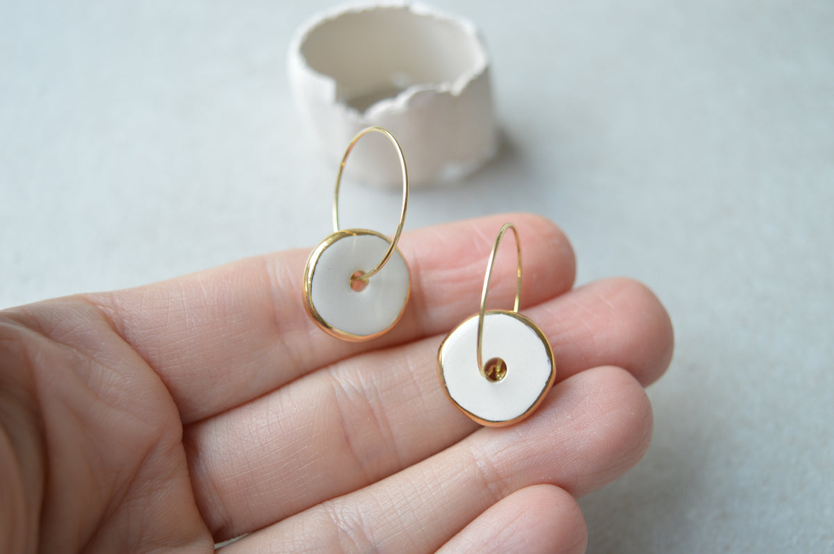 Ceramic Earrings No. 248
