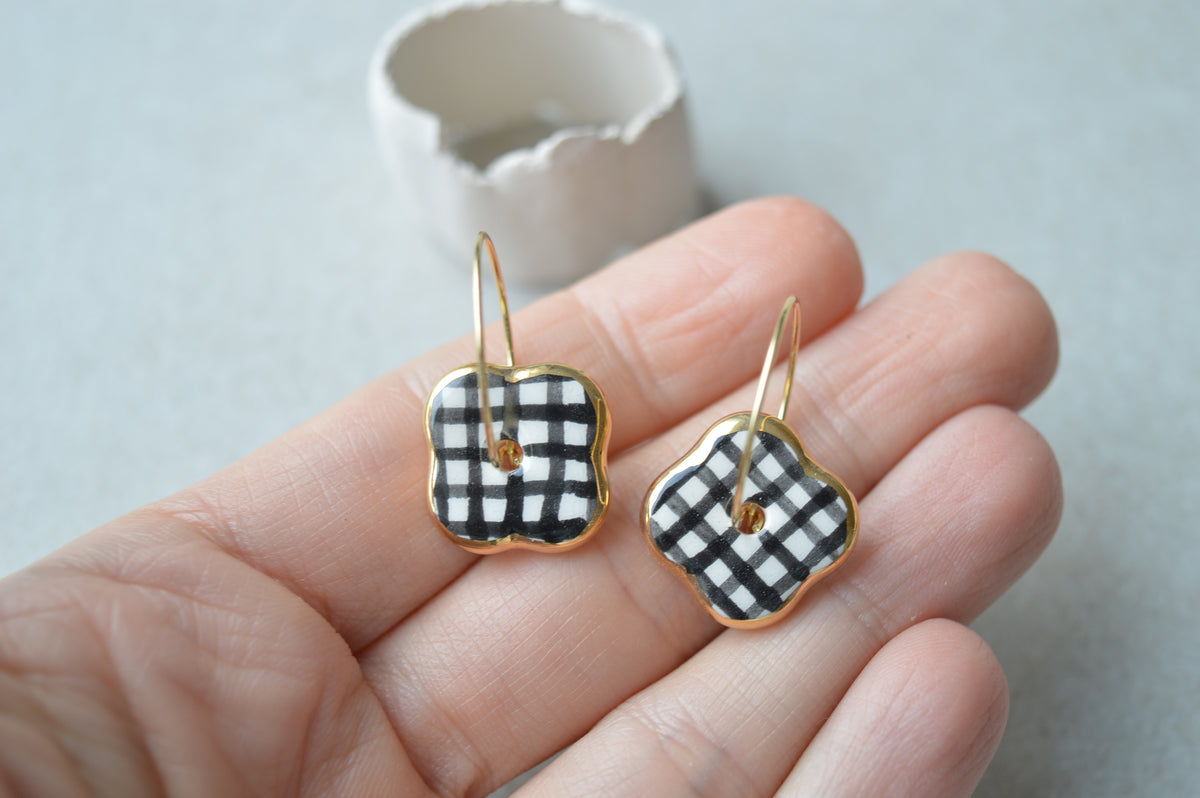 Ceramic earrings No. 246