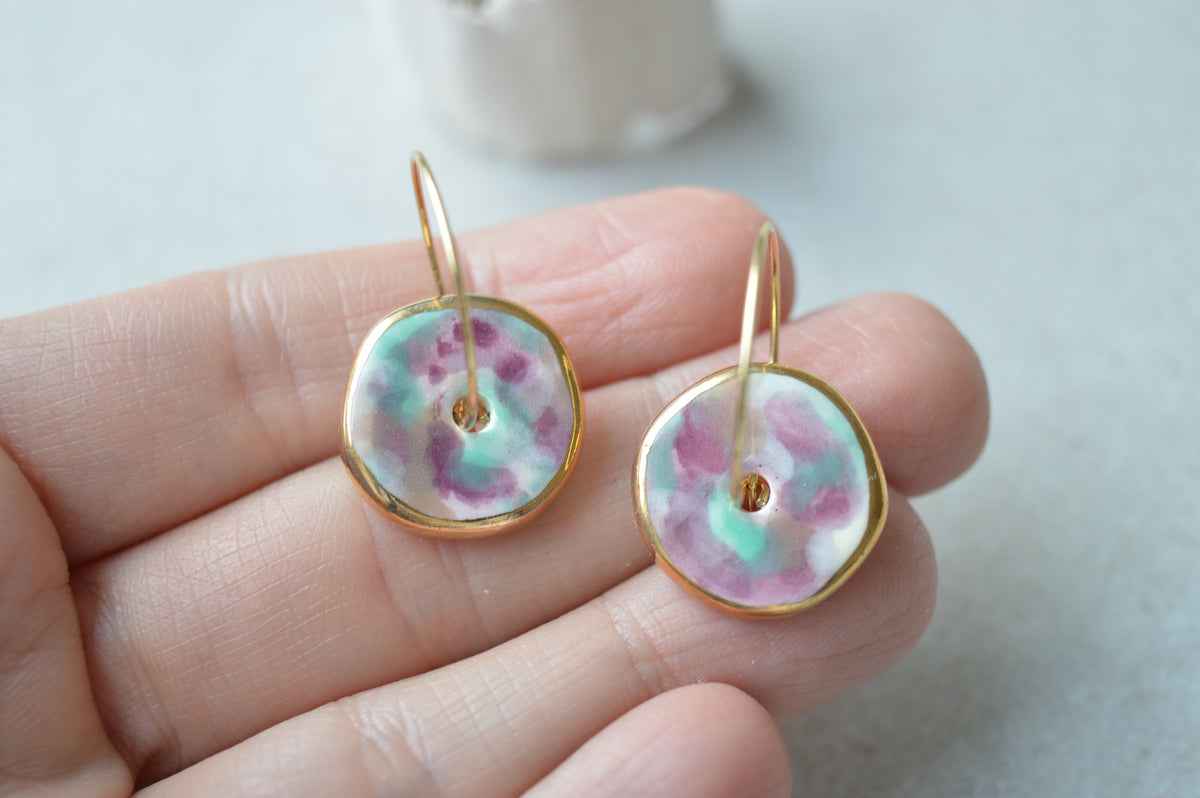 Ceramic earrings No. 245