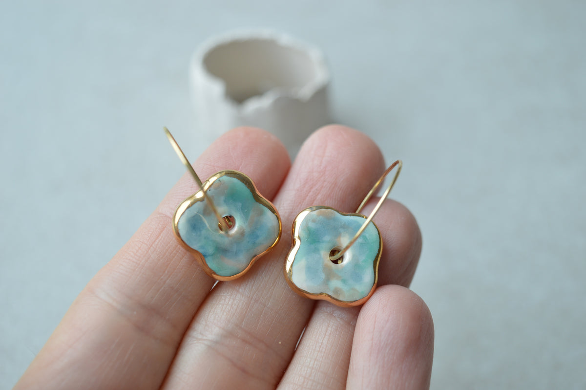 Ceramic earrings No. 16