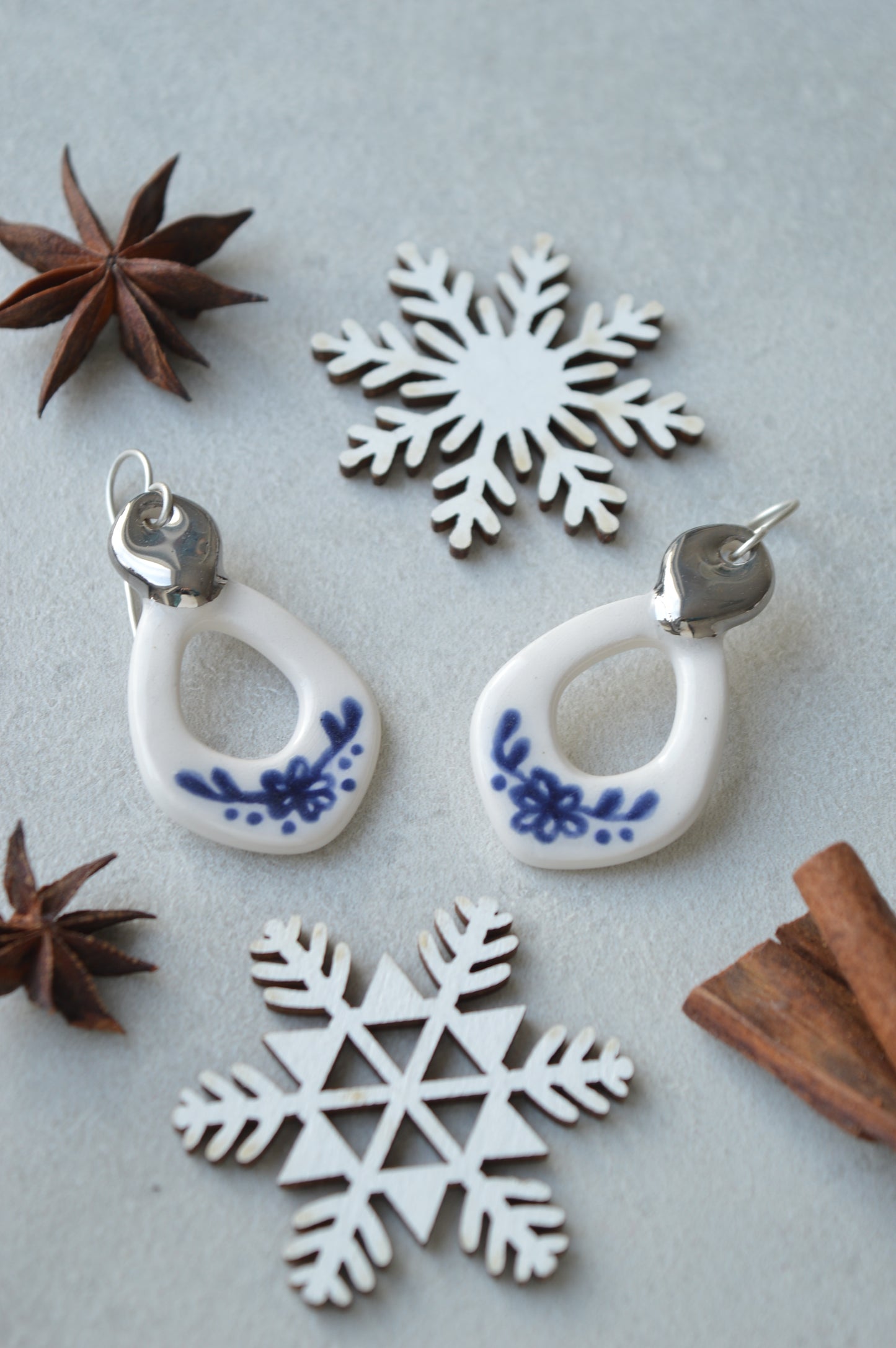 Ceramic earrings