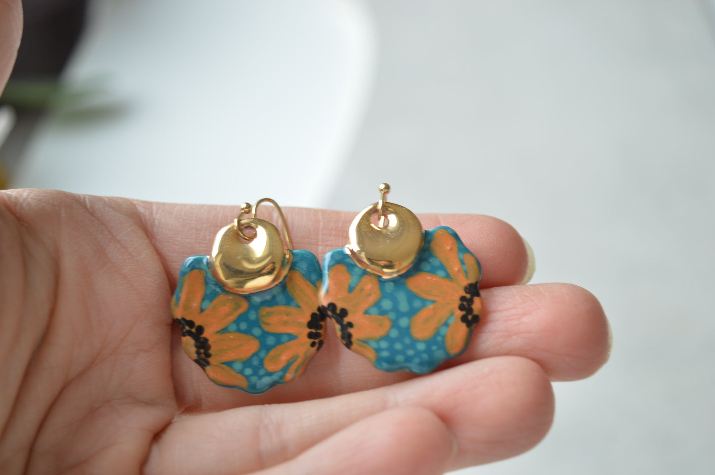 Ceramic earrings