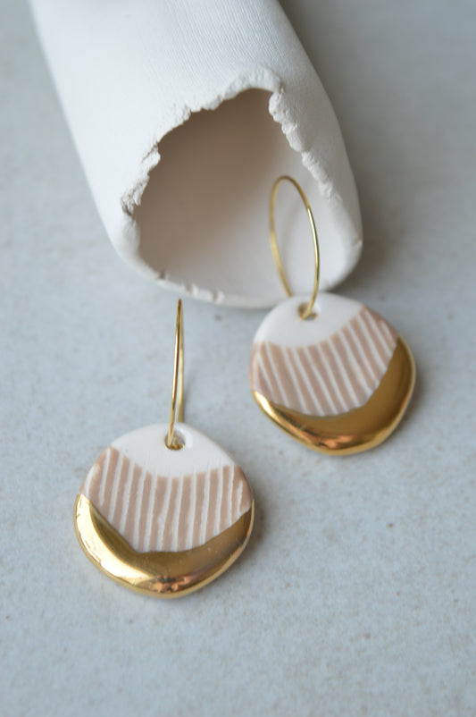 Sgraffito earrings Nr. 13