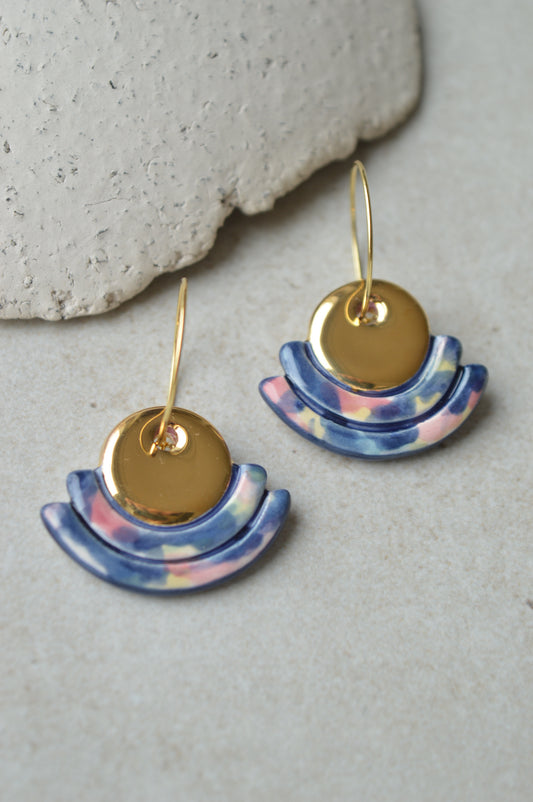 Ceramic earrings No. 22