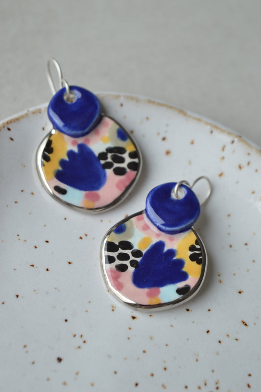 Ceramic earrings No. 6