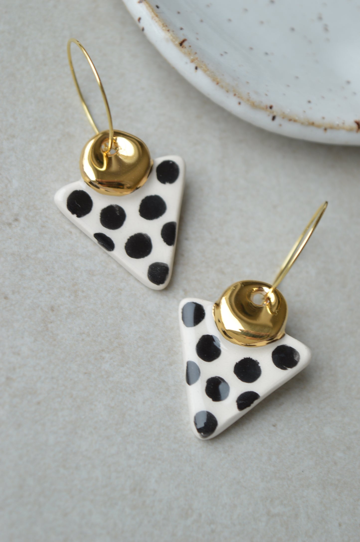 Ceramic earrings No. 59