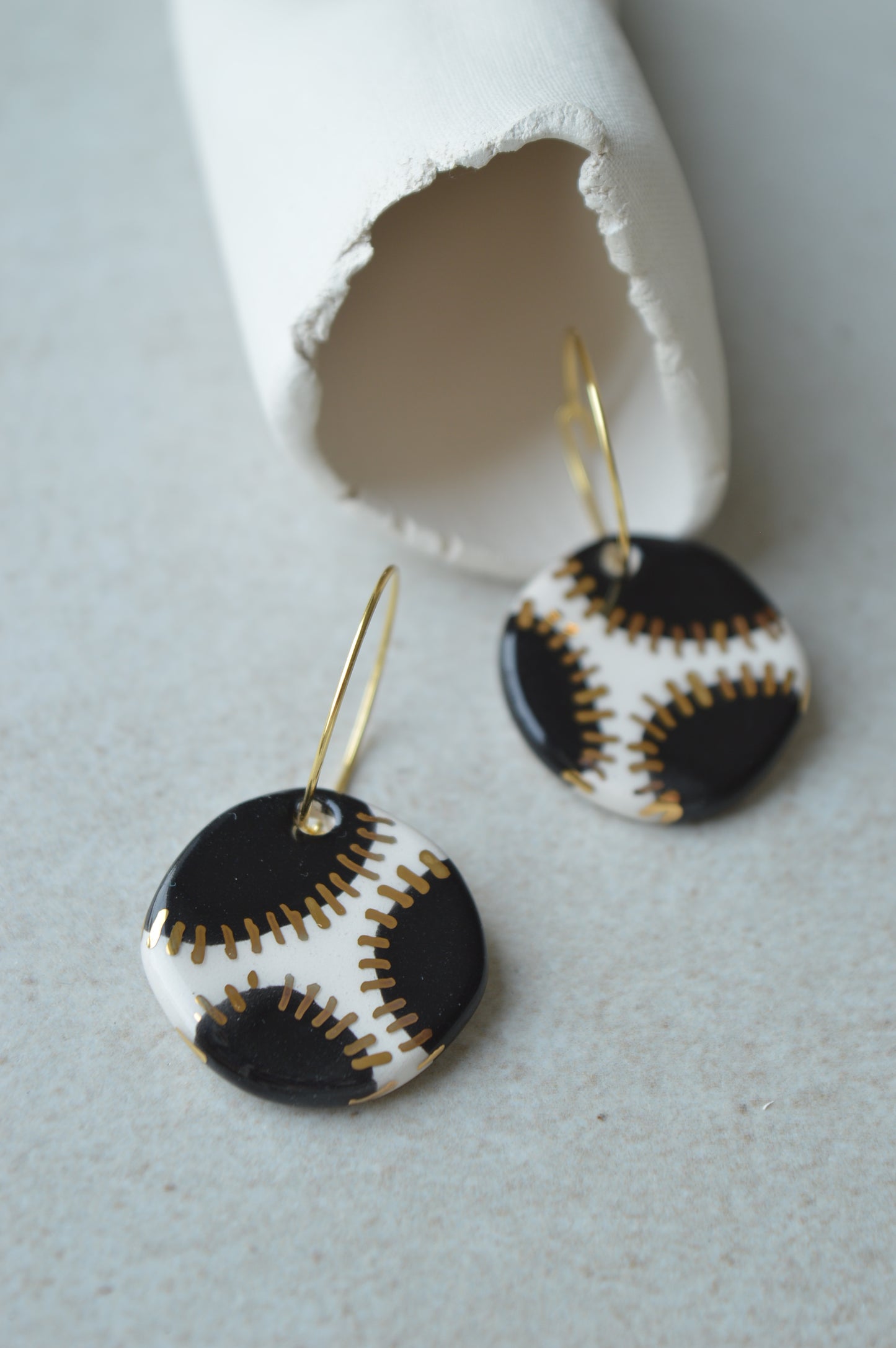 Ceramic earrings No. 11
