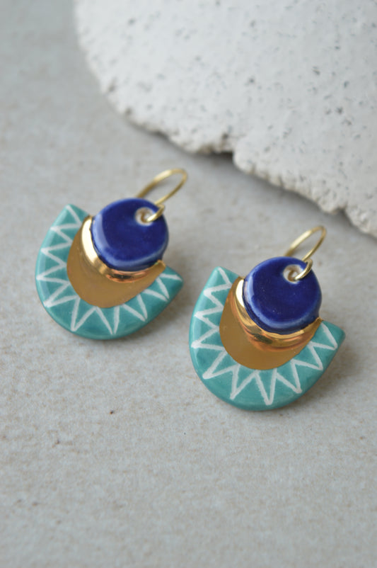 Ceramic earrings No. 26