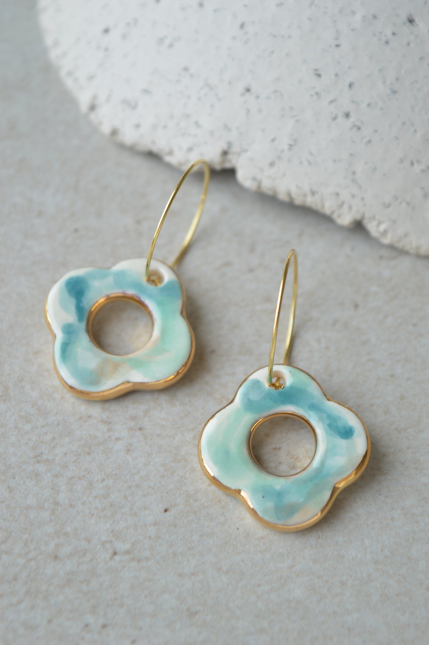 Ceramic earrings No. 12