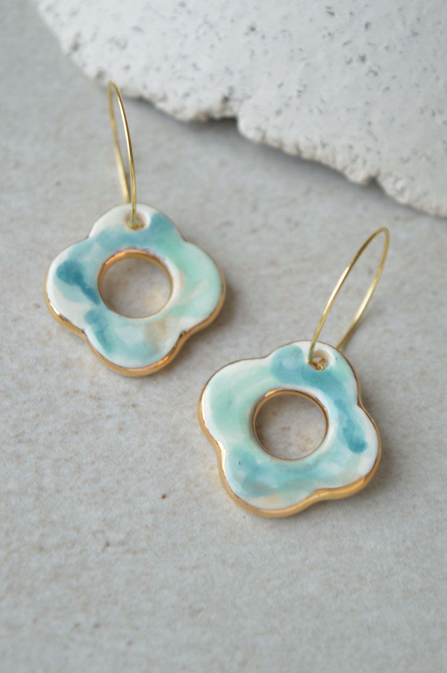 Ceramic earrings No. 12